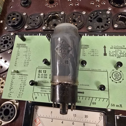Röhre telefunken 12 tube - telefunken, el