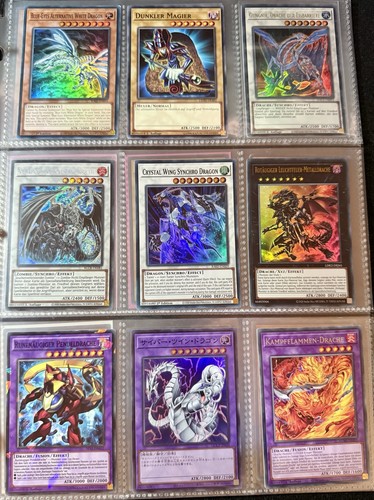 Yugioh karten lot 9x deutsch - lot,
