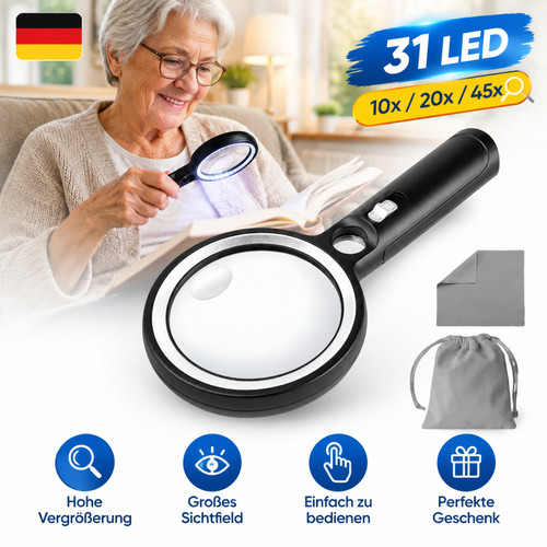 Handlupe vergrößerungsglas - handlupe,