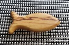 Fisch aus Olivenholz Handschmeichler - Bethlehem Kommunion Konfirmation Taufe