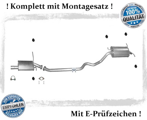 Auspuffanlage für hyundai - auspuffanlage,