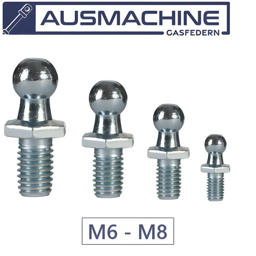 Kugelbolzen kugelkopf m8 - m6,