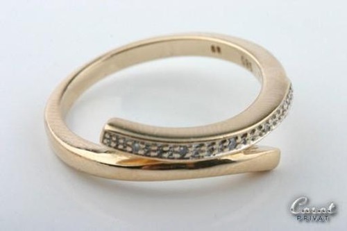 Brillant diamant ring - diamant,