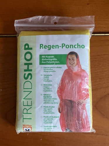 Einfacher regen poncho mit - einfacher,