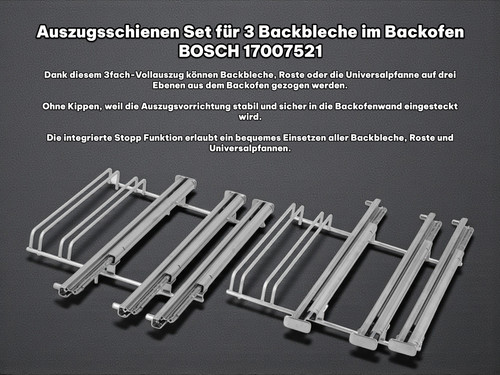 Teleskopauszug fach bosch - 3-fach,