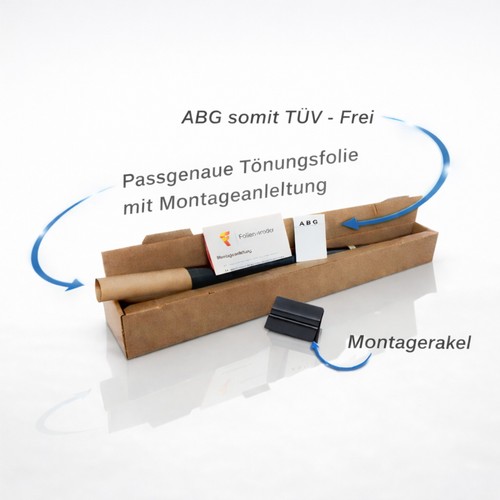 Passgenaue tönungsfolie audi - passgenaue,