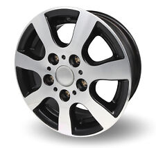 Anhänger Alufelge TR3 silber schwarz 5Jx13 112x5 ET30 670kg z.B. für 145/80R13