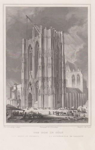 Köln dom unvollendet - unvollendet, original