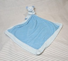 ?  Bär   ?  Teddy Tcm Schmusetuch  blau Kuscheltuch Schnuffeltuch gestreift 