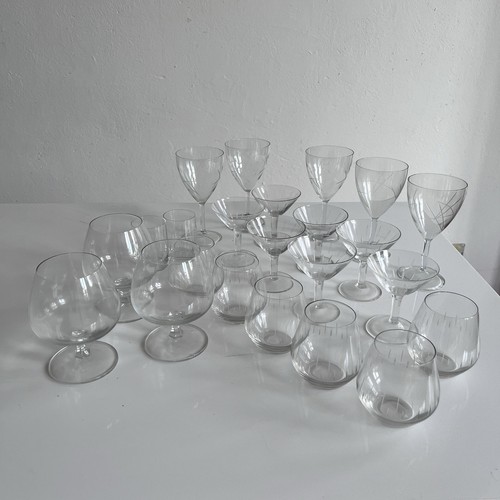 24x ddr gläser cognac - gläser, wermut