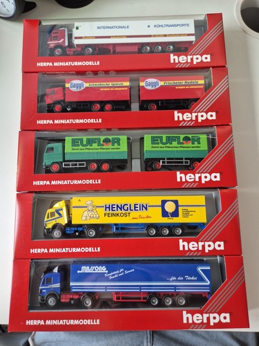 Herpa lkw konvolut 5x - konvolut,