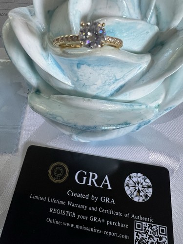 Moissanite ring karat - moissanite,