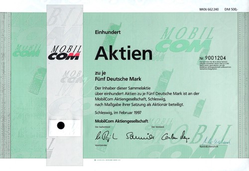 Mobilcom schleswig 1997 - mobilcom, ag,
