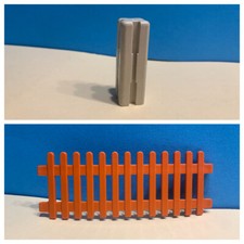jk- Playmobil Ersatzteile Zaun Zaunteile Zaunverbinder zu 3072 Bauernhof Scheune