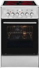 Exquisit ECM 5-4 EEK: A Elektro-Standherd mit Glaskeramikfeld, 46L, Restwärmeanz