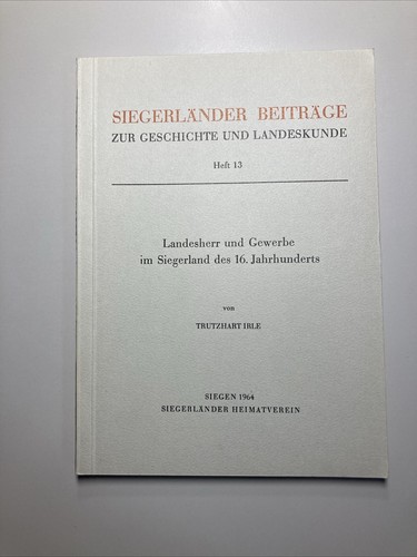 1964 siegerländer beiträge - siegerländer,