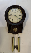 Vintage Wanduhr Pendeluhr mit Pendel und Schlagwerk, AMS, Deutschland, 70-80er