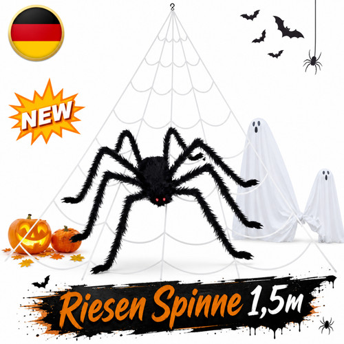 Riesen spinne halloween deko - halloween,
