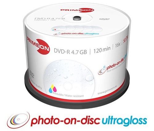 Primeon dvd 7gb 120min - dvd-r, 4.7gb/120min/16x