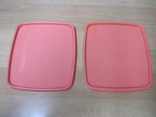 Tupperware   2 Deckel für Gefrierbehälter.   400 ml , 800 ml,  1,4 L  Nr. 5550