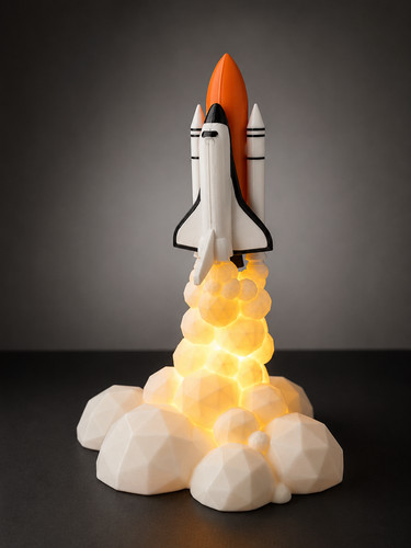 Space shuttle deko - space, mit