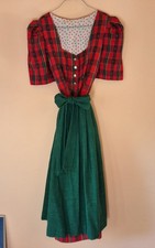 Dirndl Gr. 36  rot/grün