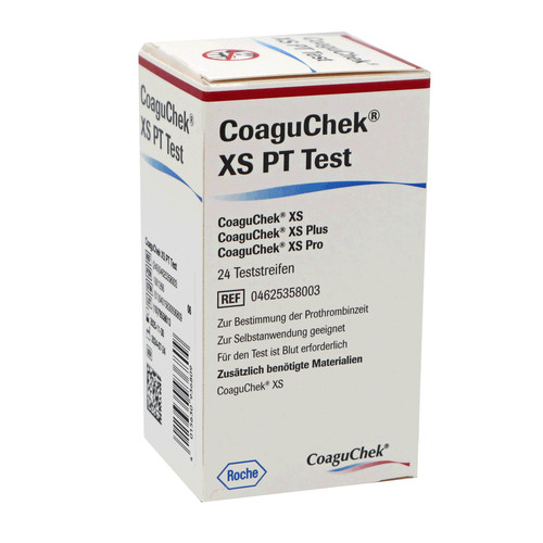 Coagucheck test 24 - xs, pt