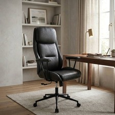 Bürostuhl antik-schwarz 135