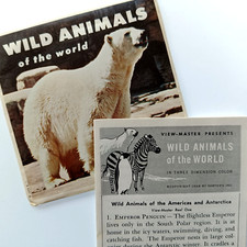 3x VIEW-MASTER 3D REEL⭐ WILD