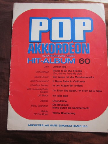 Pop akkordeon hit album - pop, 60