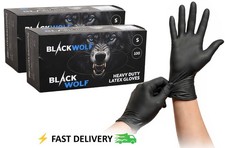 1000 schwarze latexhandschuhe - 1000,