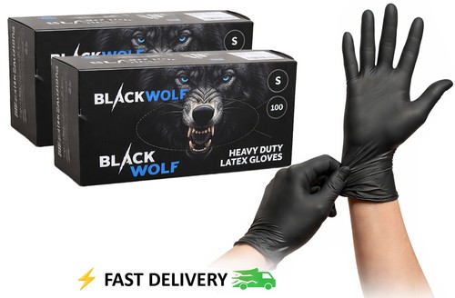1000 schwarze latexhandschuhe - 1000,