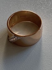 Ring mit 585 Stempel Rotgold