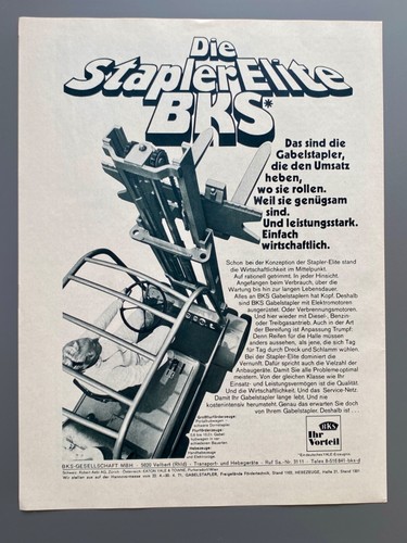 Bks gabelstapler velbert - bks,