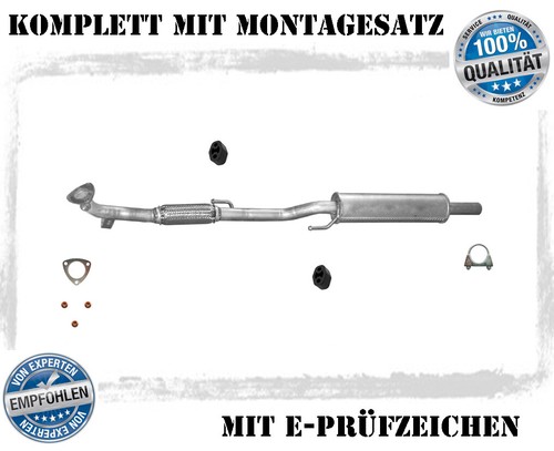 Mittelschalldämpfer für - , vw