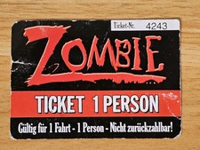 Kirmes Fahrchip Zombie