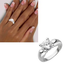 Funkelnder dicker Damen Ring