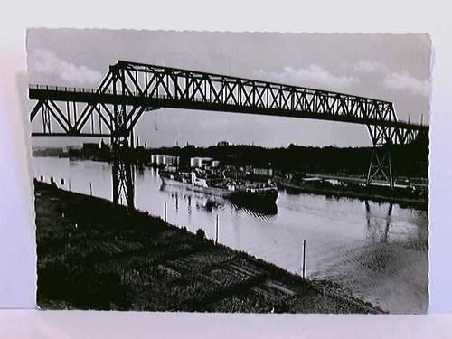 Kiel hochbrücke gelaufen - ak,