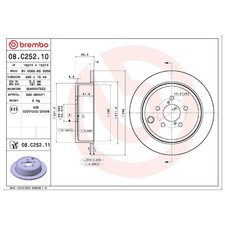 2x Bremsscheibe hinten für