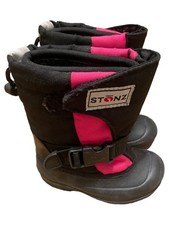 Stonz Kinder Schneestiefel Gr. 30 Schwarz Outdoor Winterstiefel Boots