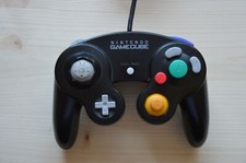 NGC - Original Nintendo Controller Schwarz (gebrauchter Zustand)