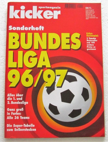 Kicker sonderheft bundesliga - kicker,