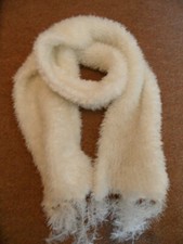 Schal dick warm kuschel kuschelig kuschelweich weiß Maße