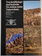 Poster: Trockenbiotope sind bedroht. Baden-Württemberg