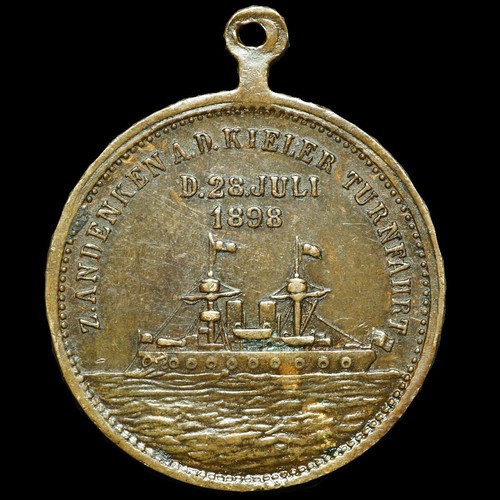 Hamburg bronze medaille - hamburg:, 1898