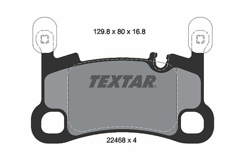 Textar bremsbelagsatz - textar,