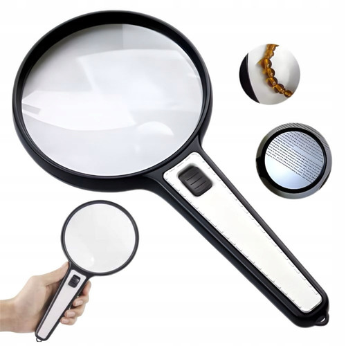 Led lupe leselupe mit - led,
