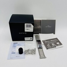 Sony Wena 3 WNW-B21A/S silber schwarzes Zifferblatt Smartwatch mit Box gebraucht