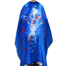 Barber Haarschneideumhang Friseurumhang Frisör Umhang Friseur Frisierumhang Blau