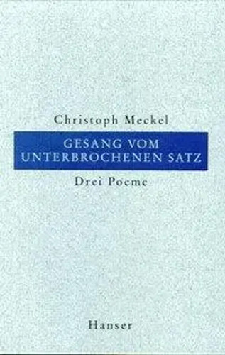 Christoph meckel gesang vom - meckel,